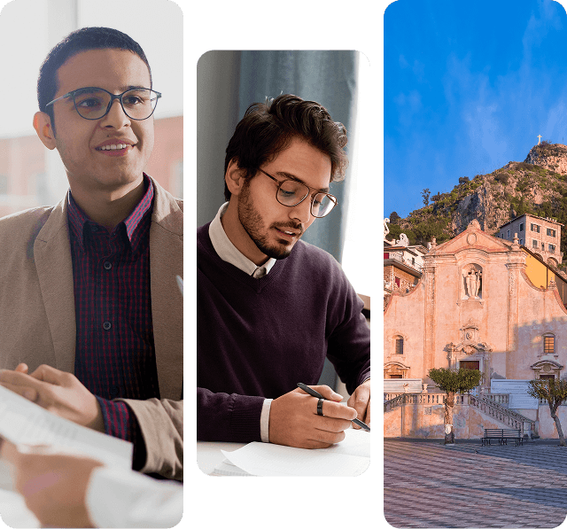 Students learning Italian and building careers