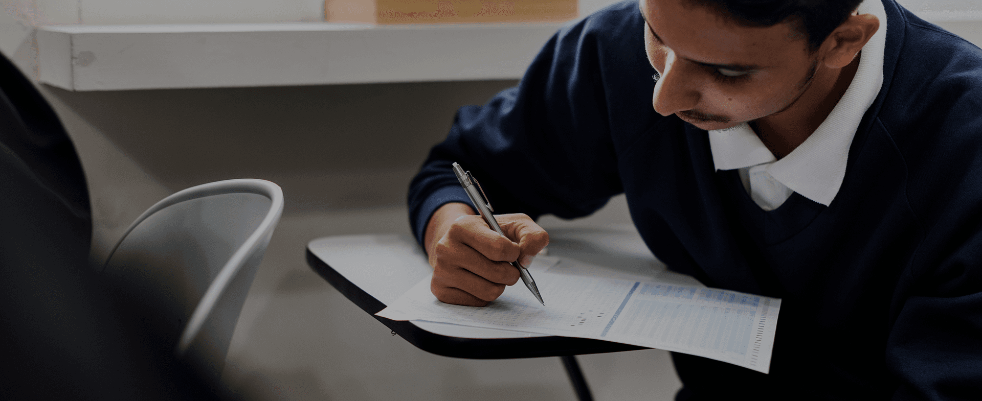 Students studying